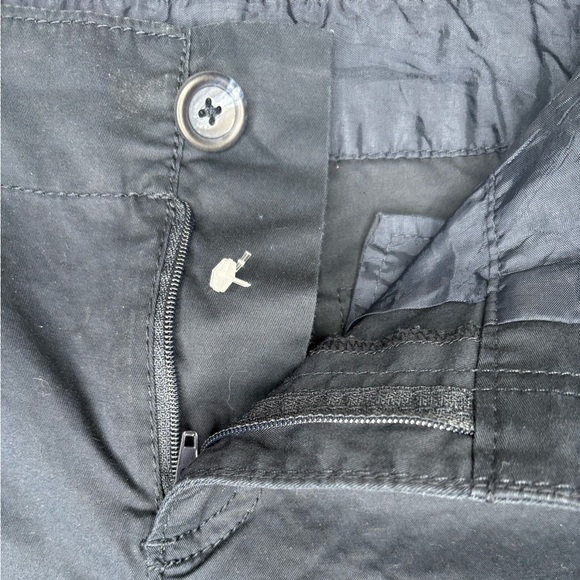 Banana Republic Navy Martin Stretch Wide Leg Cropped Capris. Size 2 - Picture 2 of 8